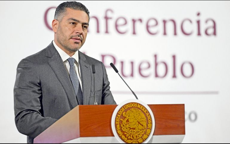 Omar García Harfuch, secretario de Seguridad y Protección Ciudadana del Gobierno federal. AFP