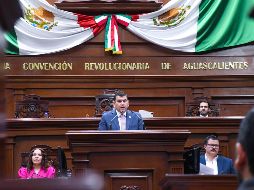 La semana pasada, la presidenta Claudia Sheinbaum presentó la iniciativa musical 'México canta y encanta', un concurso que incluirá a jóvenes del país así como a los que viven en Estados Unidos, y que busca promover la música sin violencia. ESPECIAL/X/ @HCongresoAgs.