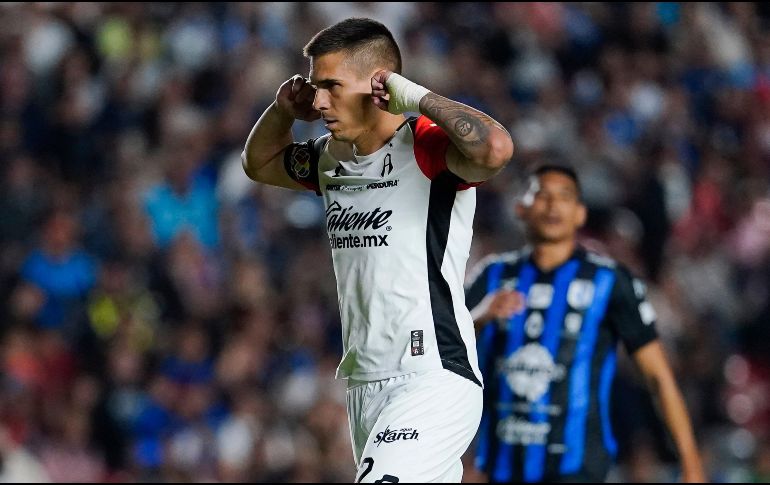 Uros Durdevic selló el triunfo y llegó a 11 goles en el torneo, colocándose a uno de Paulinho del Toluca en la tabla de goleo. IMAGO7.