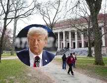 Cancelarían dos subvenciones a Harvard por un total de 2.7 millones de dólares.AP / EFE/ ARCHIVO