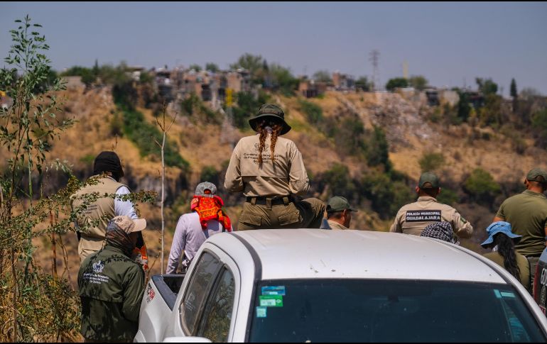 Durante la jornada, personal de la Dirección de Vinculación y Atención a Familiares brindó asistencia médica, hidratación y acompañamiento. GOBIERNO DE JALISCO