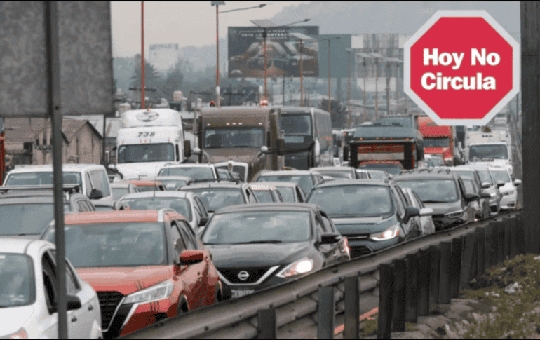 El horario del Hoy No Circula es de las 5:00 de la mañana hasta las 10:00 de la noche y aplica en la Ciudad de México y el Estado de México. ESPECIAL/ SUN/ ARCHIVO