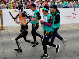 El robot Sky Project Ultra se alzó con la victoria entre los no humanos. AP