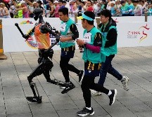 El robot Sky Project Ultra se alzó con la victoria entre los no humanos. AP