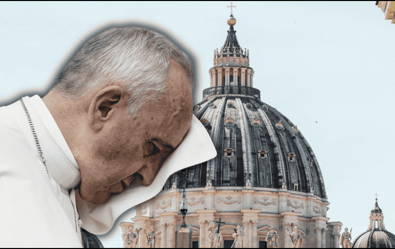 El Papa Francisco será expuesto como los papas anteriores frente el baldaquino de San Pedro. EFE / G Lami / ARCHIVO