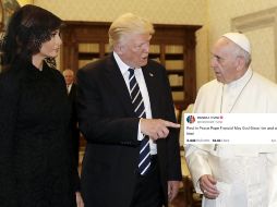 Donald Trump transmitió en un escueto mensaje su pésame por la muerte del Papa Francisco. EFE / ARCHIVO