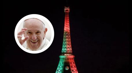 El de la torre Eiffel no fue el único homenaje de París al pontífice este lunes, ya que por la mañana, a las 11.00 hora local, las campanas de la catedral de Notre Dame repicaron 88 veces, una por cada año de vida del Papa argentino. EFE / AP