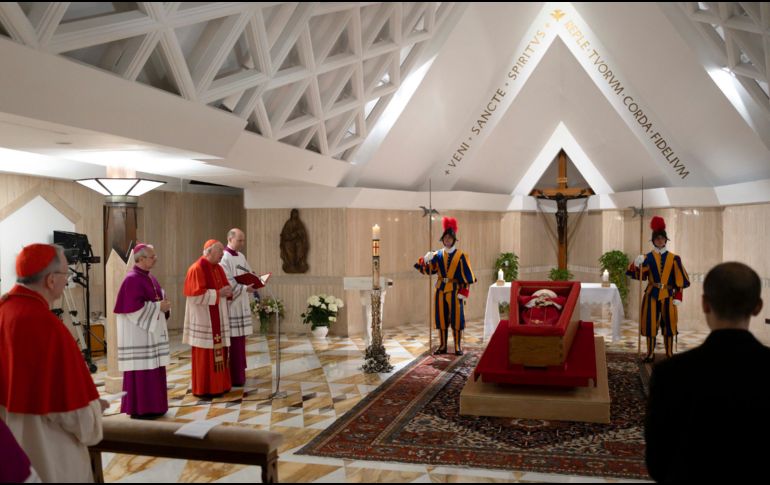 Los fieles podrán honrar al papa desde mañana. EFE//Dicasterio Para La Comunicación De La Santa Sede