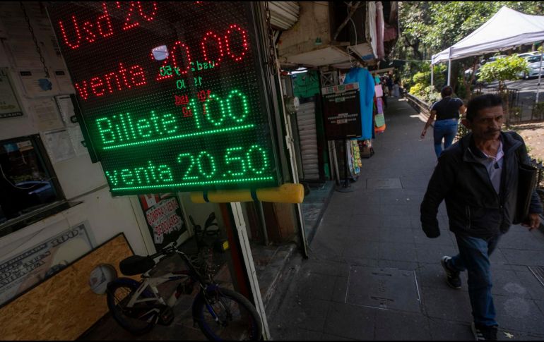 A comienzos de 2025 el FMI preveía un avance de la economía mexicana del 1.4 % en este año. EFE / I. ESQUIVEL