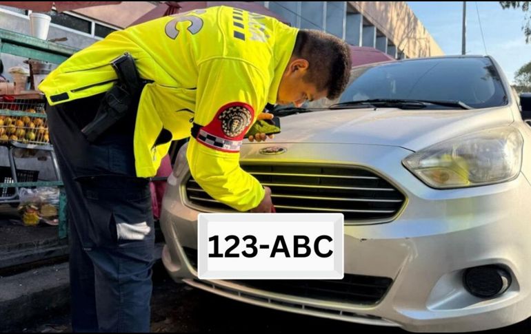 No se puede tapar la placa por ningún motivo. ESPECIAL / SUN