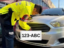 No se puede tapar la placa por ningún motivo. ESPECIAL / SUN