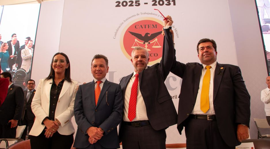 Este martes rindió protesta el nuevo Comité Directivo Estatal de Jalisco de la Confederación Autónoma de Trabajadores y Empleados de México (CATEM) en Jalisco, con Alfredo Barba Mariscal como líder al frente de este sindicato. CORTESÍA