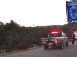 Del accidente se hizo cargo la Dirección de Tránsito y Vialidad del municipio de Guachochi. ESPECIAL/ Fiscalía General del Estado de Chihuahua