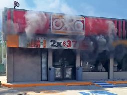 En el municipio michoacano de Álvaro Obregón fueron detenidos dos hombres por los bloqueos e incendios que siguieron a la detención del líder criminal. SUN/Especial