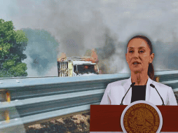 Sheinbaum señala que pronto, el secretario de Seguridad, emitirá un comunicado sobre los bloqueos carreteros de ayer en Michoacán, Jalisco y Guanajuato. EL INFORMADOR / O. Álvarez / SUN / G. Pano