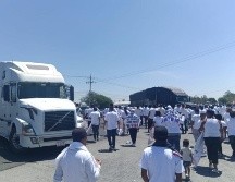 Hasta el momento no se ha reportado la intervención de autoridades para liberar la vía. ESPECIAL