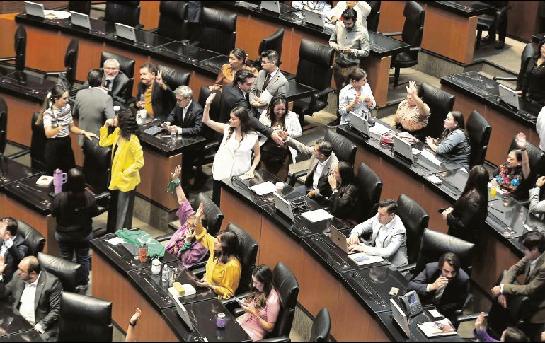 El partido oficialista hizo valer su mayoría. EL UNIVERSAL