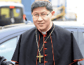 Imagen del cardenal filipino Luis Antonio Tagle, cuyo nombre se baraja como uno de los favoritos para suceder como Papa a Francisco. EFE/ M.BRAMBATTI
