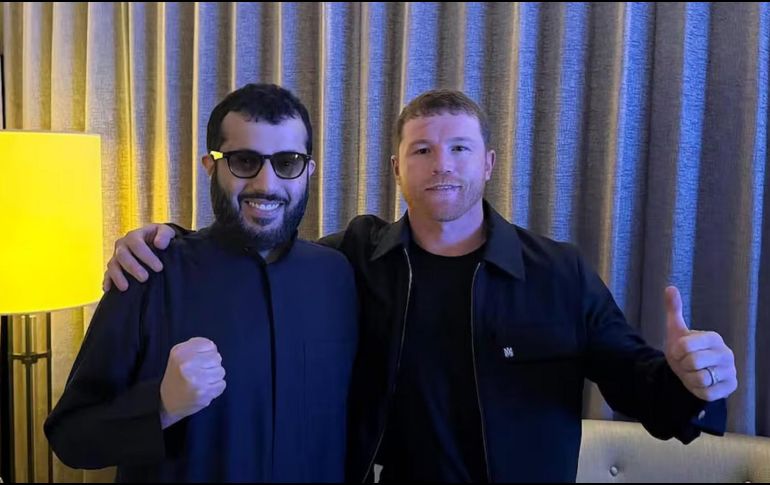 2024 fue el año de consagración para Turki Alalshikh, luego de ser nombrado por el Consejo Mundial de Boxeo (CMB) como “Hombre del Año”. ESPECIAL / X / @Turki_alalshikh