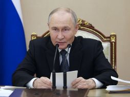 Vladiímir Putin anunció un cese al fuego por el aniversario de la victoria en la Segunda Guerra Mundial. EFE/EPA/GAVRIIL GRIGOROV / SPUTNIK / KREMLIN POOL