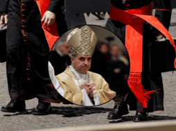 La retirada de Becciu no afecta las estadísticas oficiales del Vaticano sobre el cónclave porque internamente nunca lo consideraron elegible para votar. EFE/EPA/F. FRUSTACI AP/G. BORGIA