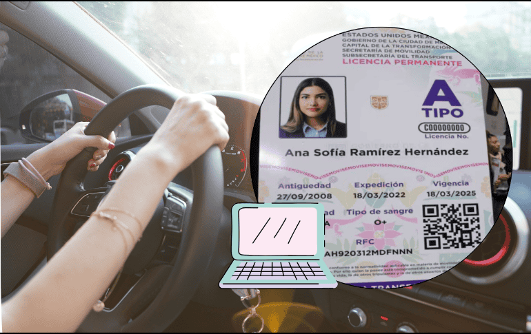 Uno de los documentos indispensables para poder circular en la Ciudad de México conduciendo un vehículo es la licencia de conducir. ESPECIAL/Gobierno de la Ciudad de México