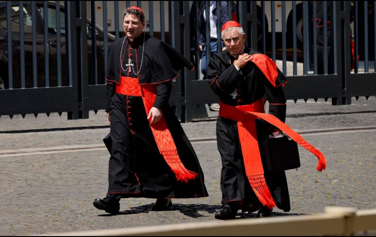 Los cardenales se encuentran viajando a Roma desde todas partes del mundo, convocados por el Vaticano para celebrar el Cónclave este 2025. EFE / F. FRUSTACI