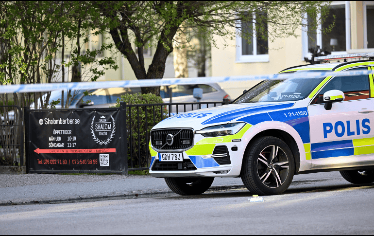 Varias personas resultaron heridas tras un tiroteo presentado en Uppsala, Suecia. EFE / EPA / FREDRIK SANDBERG SWEDEN OUT