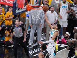 Tyrese Haliburton explotó en el tiempo extra para llevar a los Pacers al triunfo. AP/M. Conroy