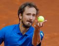 Medvedev busca regresar a la final de un torneo por primera vez en más de un año. EFE/J. Martín