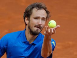 Medvedev busca regresar a la final de un torneo por primera vez en más de un año. EFE/J. Martín