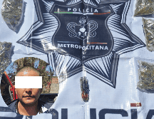 Las autoridades confiscaron a la persona detenida, 43 gramos de una hierba coincidente con las características de la marihuana. ESPECIAL