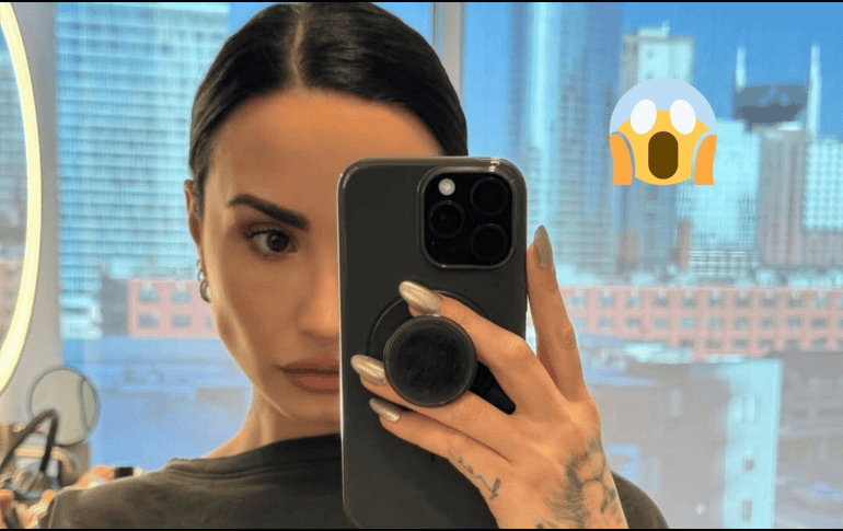 Demi Lovato causa reacciones por la apariencia de su rostro. ESPECIAL / IG / @ddlovato