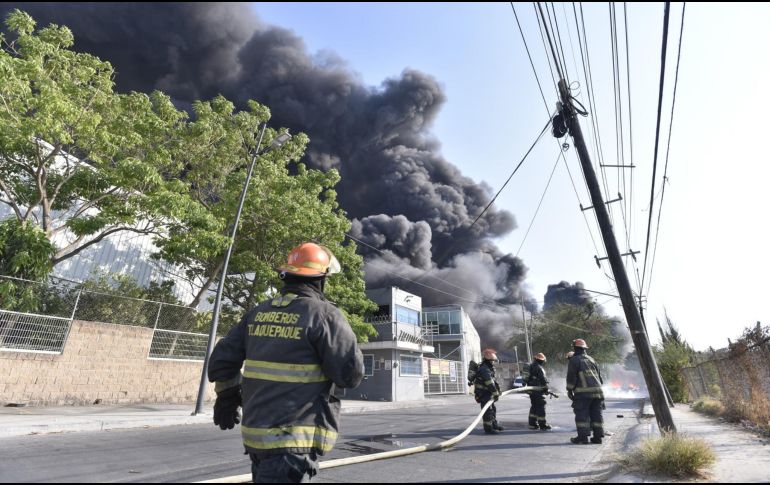 El siniestro fue atendido por personal de Protección Civil y Bomberos de Guadalajara y del Estado (UEPCBJ). CORTESÍA/Protección Civil Jalisco.