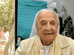 Fallece Inah Canabarro a los 116 años de edad. ESPECIAL / Compañía de Santa Teresa de Jesús