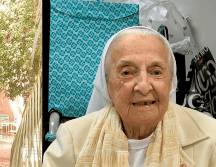 Fallece Inah Canabarro a los 116 años de edad. ESPECIAL / Compañía de Santa Teresa de Jesús