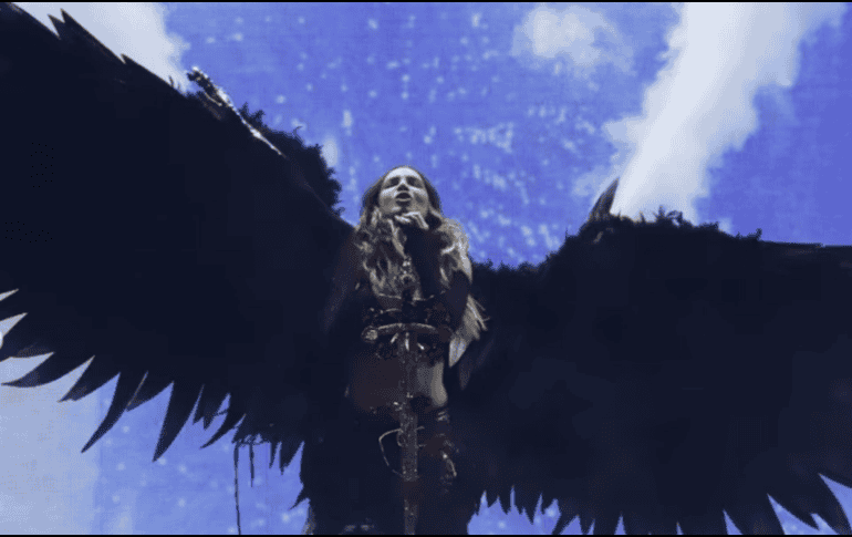 Belinda: La cantante concluye con éxito su presentación en la Feria de Puebla. ESPECIAL / SUN