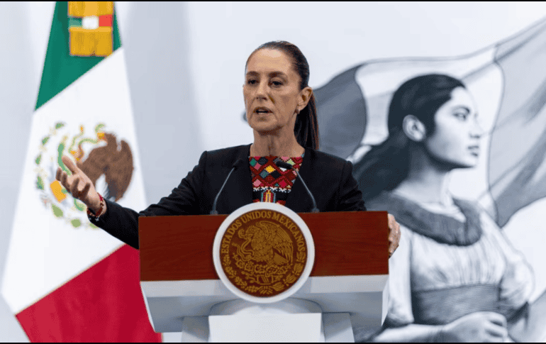 La Presidenta de México acusó que en gobiernos pasados se defendió al modelo neoliberal. SUN / H. SALVADOR