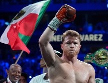 Canelo Álvarez disputará su tradicional pelea por el 5 de mayo este sábado, esta vez en Arabia Saudita. AP/J. Locher
