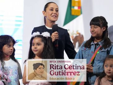 El objetivo principal de la Beca Rita Cetina es fomentar la permanencia escolar. ESPECIAL / PROGRAMAS PARA EL BIENESTAR