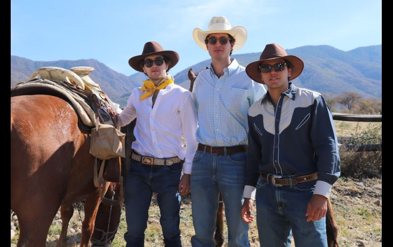 Nicolás Gómez, Javier Preciado y Juan Carlos Vázquez. GENTE BIEN JALISCO / C. Jimeno