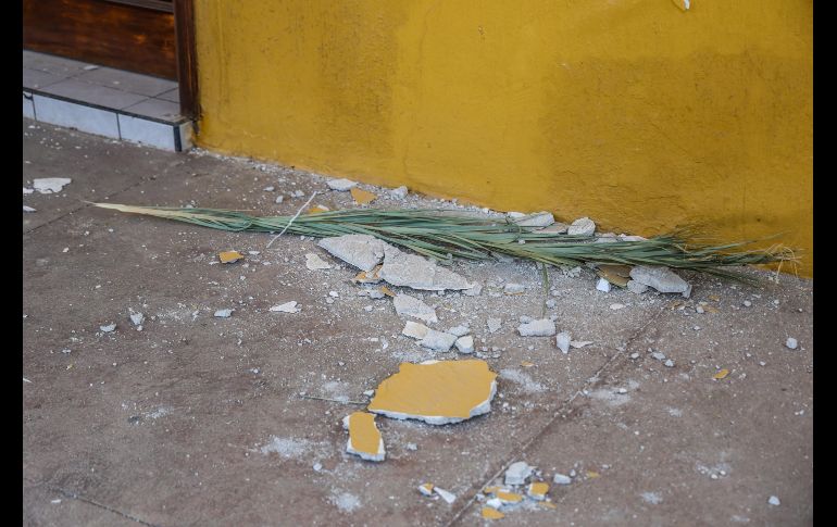 Tras los sismos que sacudieron la región, los habitantes de la comunidad de Los Mazos enfrentan momentos de incertidumbre y necesidad.  EL INFORMADOR/ A. Navarro.