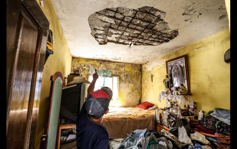 Tras los sismos que sacudieron la región, los habitantes de la comunidad de Los Mazos enfrentan momentos de incertidumbre y necesidad.  EL INFORMADOR/ A. Navarro.