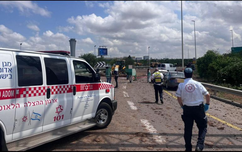 Se detectó una caída en la zona del Aeropuerto Ben Gurión. 