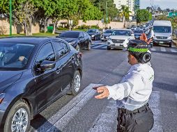 El operativo se concentra en 54 cruceros de forma diaria, alternando su presencia dependiendo de dónde se requiera. EL INFORMADOR/ A. Navarro