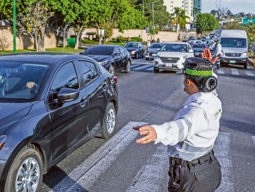 El operativo se concentra en 54 cruceros de forma diaria, alternando su presencia dependiendo de dónde se requiera. EL INFORMADOR/ A. Navarro