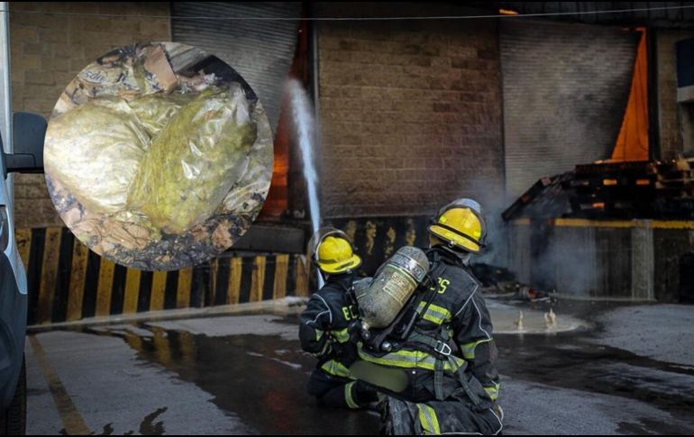 Se abrió una carpeta de investigación para esclarecer los hechos, así como informó a las autoridades federales del hallazgo. ESPECIAL /PC Y BOMBEROS GDL / FISCALÍA DE JALISCO