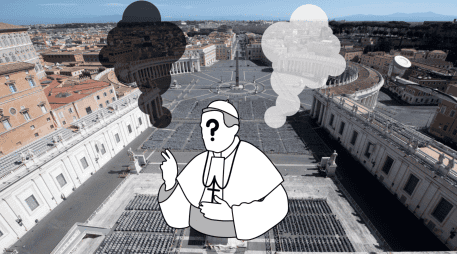 El humo blanco y negro le da la señal al mundo de la finalización o continuación del cónclave. EFE/ARCHIVO