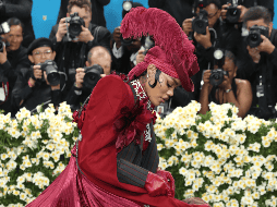 Teyana Taylor posa en la alfombra roja de la Gala Met 2025. EFE/J. Lane.