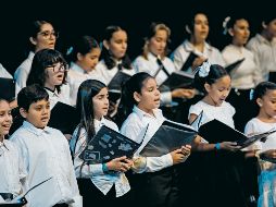 Coro Infantil de Zapopan, la agrupación está integrada por menores entre seis y 16 años. CORTESÍA